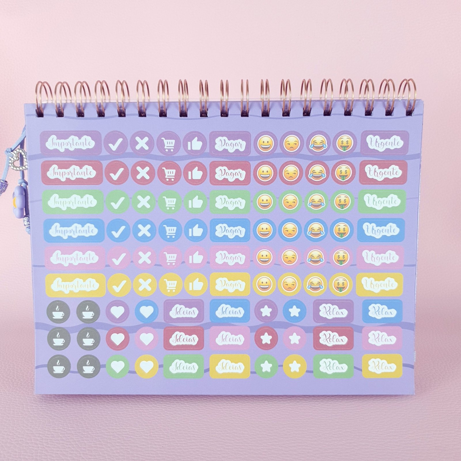 Planner Semanal Caminho das Estações Roxo - Imagem 4